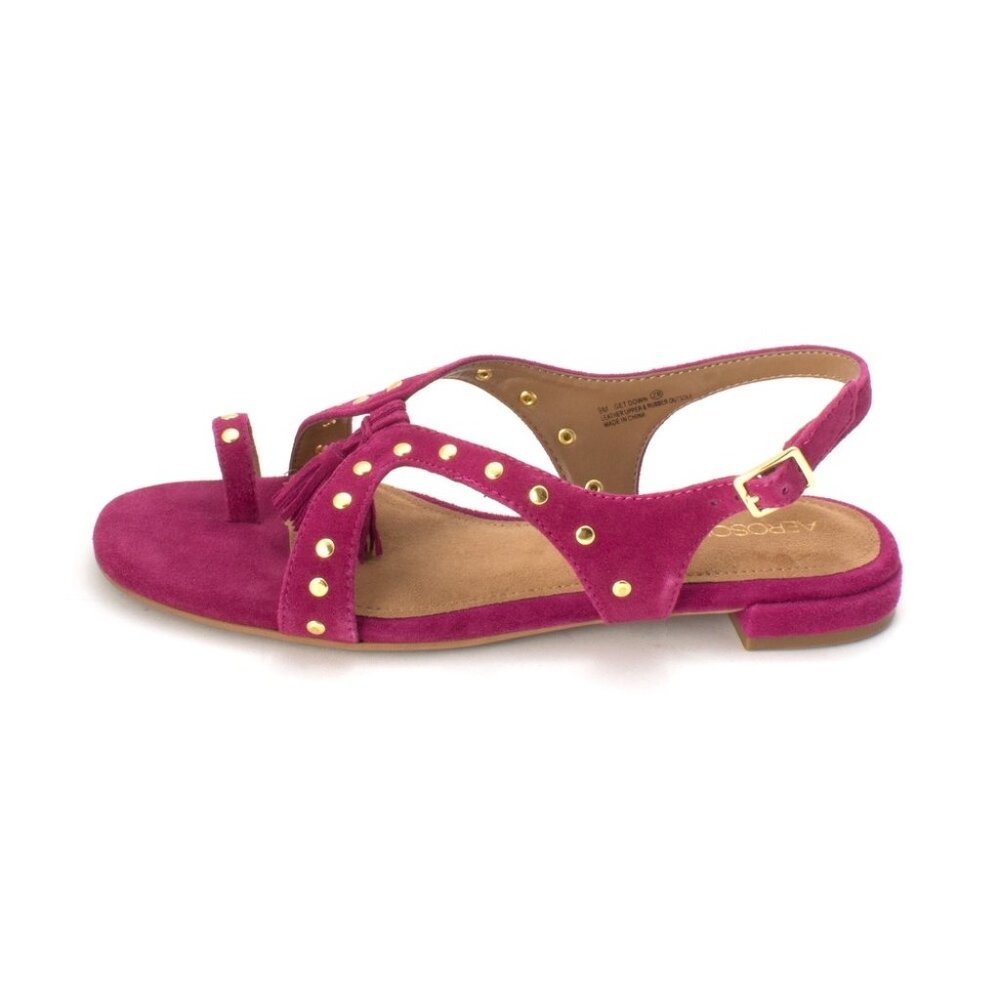 Aerosoles Dark Purple Suede Sandals- NWT